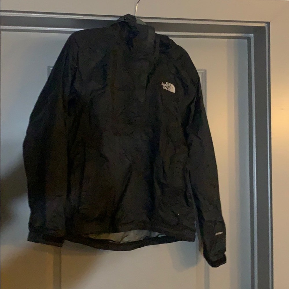 North face quarter zip rain coat